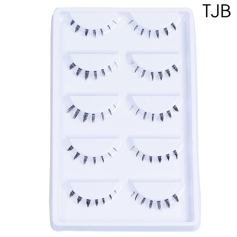 B (Clear Band Bottom Faux Mink Lashes)