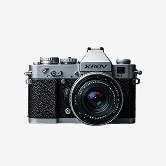 Black mirrorless camera