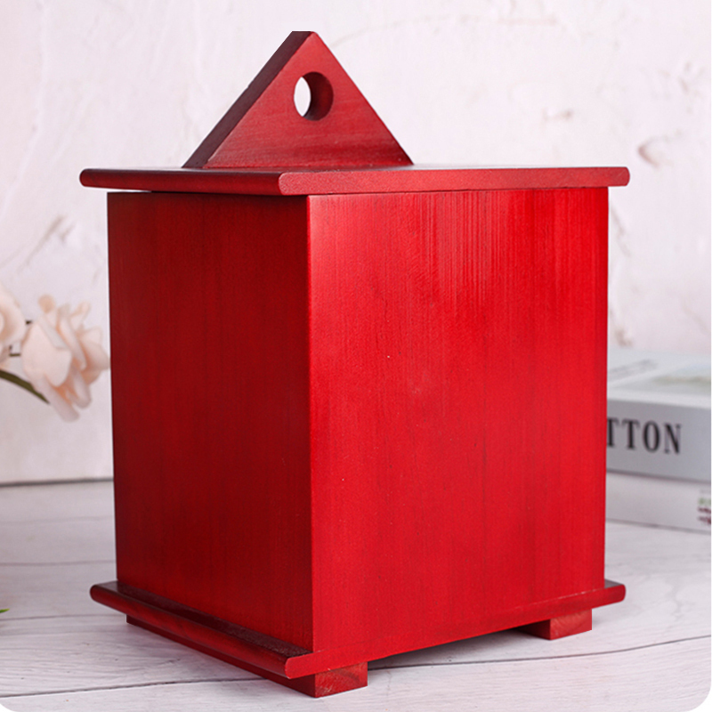 Wholesale custom red pet urns, pet funeral cremation box