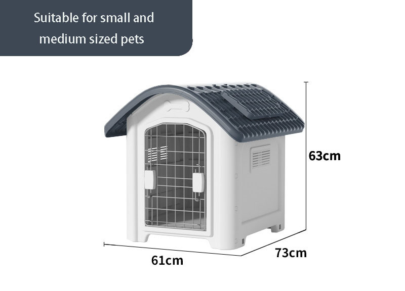 Detachable pet carrier outdoor rainproof pet shelter