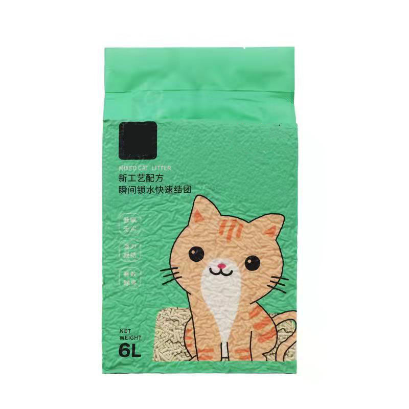 Manufacturers customized mixed deodorant cat litter, healthy and environmentally friendly cat litter pet cat supplies