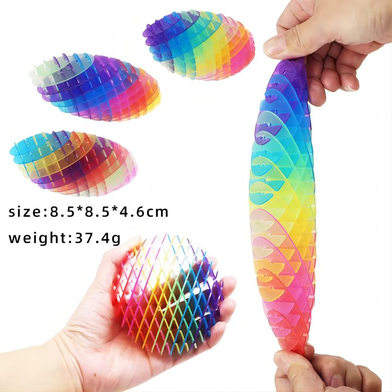 Hot selling novel colorful plastic elastic net decompression toy