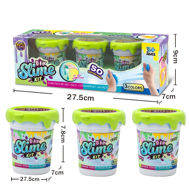 It's so fun slime slime with flash industrial wind crystal mud wholesale fake water pearl