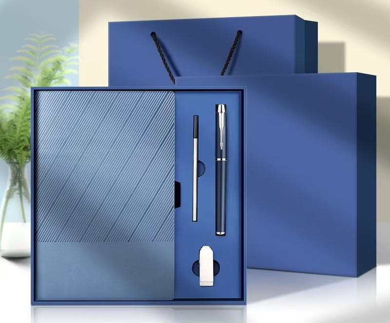 Notepad Set Packaging Notebook book wholesale A5 office business set notepad gift box gift ...