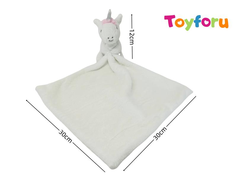 Hot sales 30cm super soft soothing towel unicorn bear rabbit elephant fox dinosaur combination plush Toys