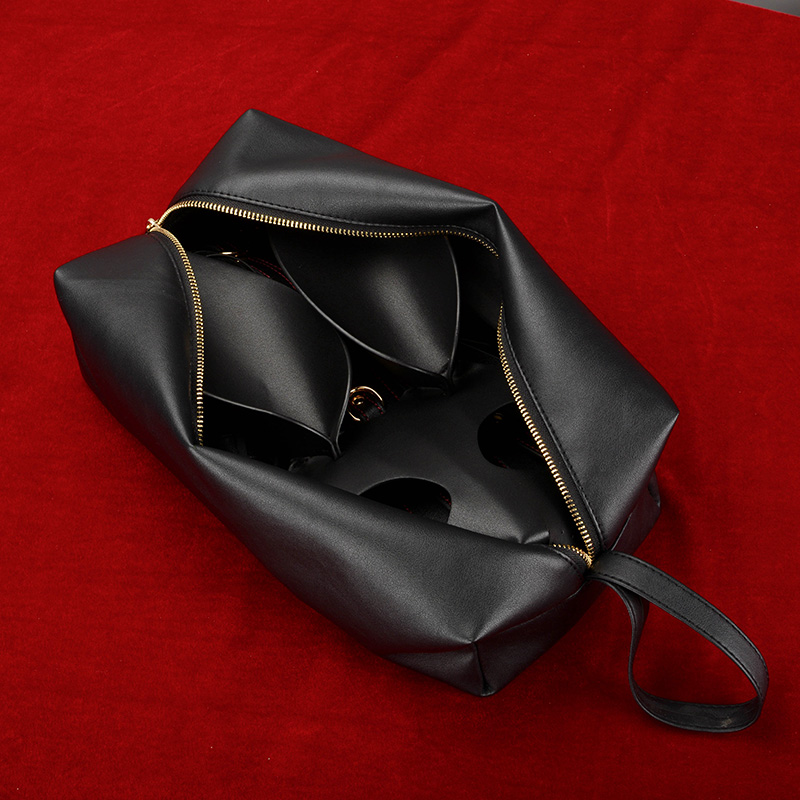 Daluse [Merida] Black Leather Red Line Twelve-piece Set