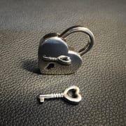 Daluse Gold Silver Heart Lock