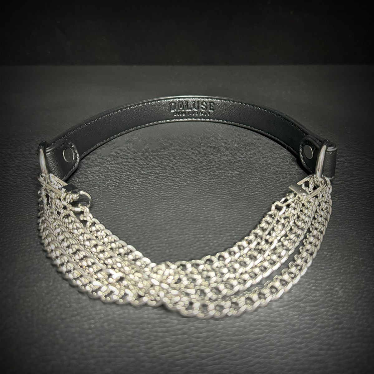 Daluse [Kailani] Double Titanium Steel Chain Variety Fashion Choker