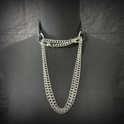 Daluse [Kailani] Double Titanium Steel Chain Variety Fashion Choker