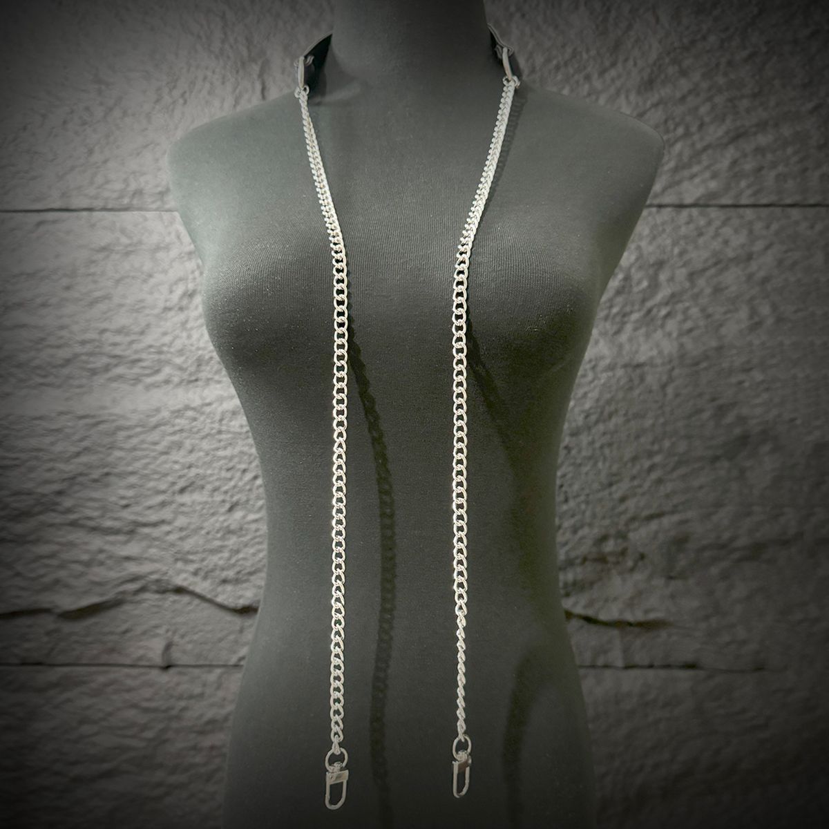 Daluse [Kailani] Double Titanium Steel Chain Variety Fashion Choker