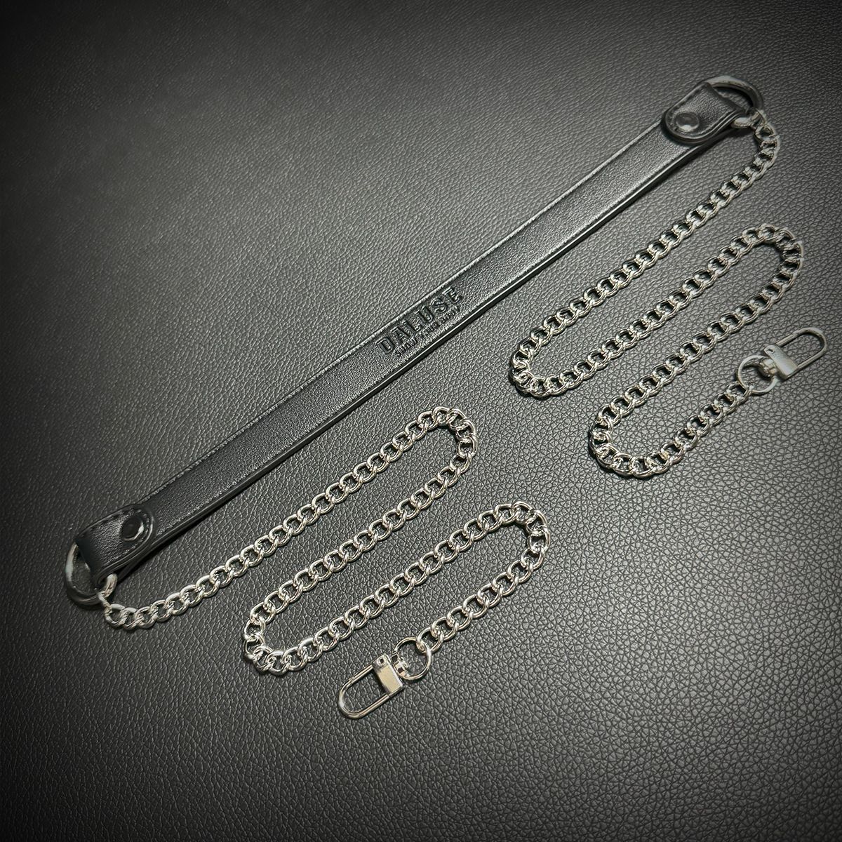 Daluse [Kailani] Double Titanium Steel Chain Variety Fashion Choker