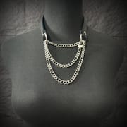 Daluse [Tiffany] Single Titanium Steel Chain Versatile Fashion Choker