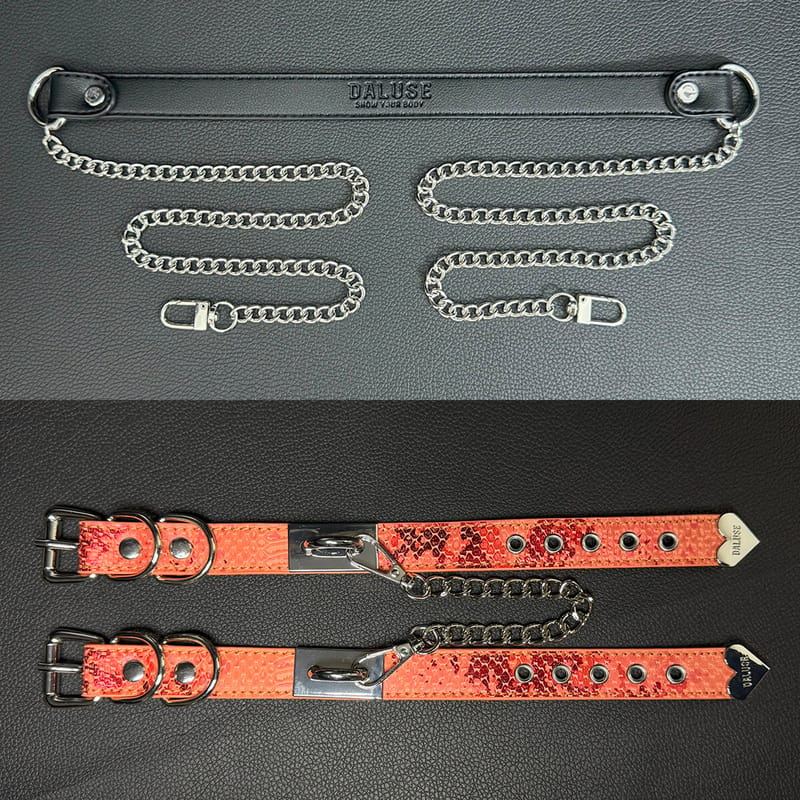 Orange Snake Pattern