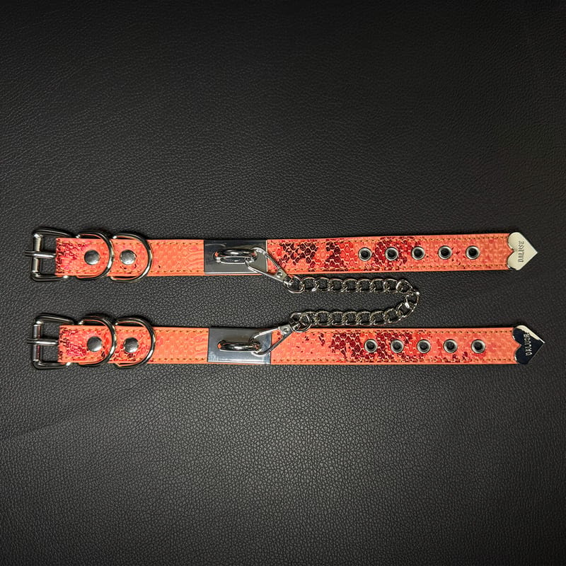 Orange Snake Pattern