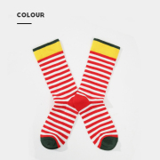 Cotton socks kids men sesame street graffiti tide socks personality casual jacquard skateboard street stripes