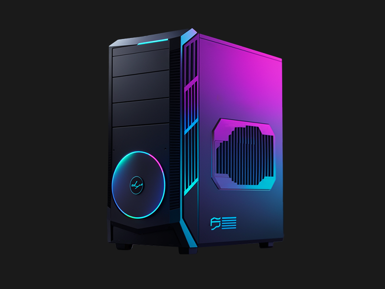 Extreme Shadow Neon Gaming Desktop