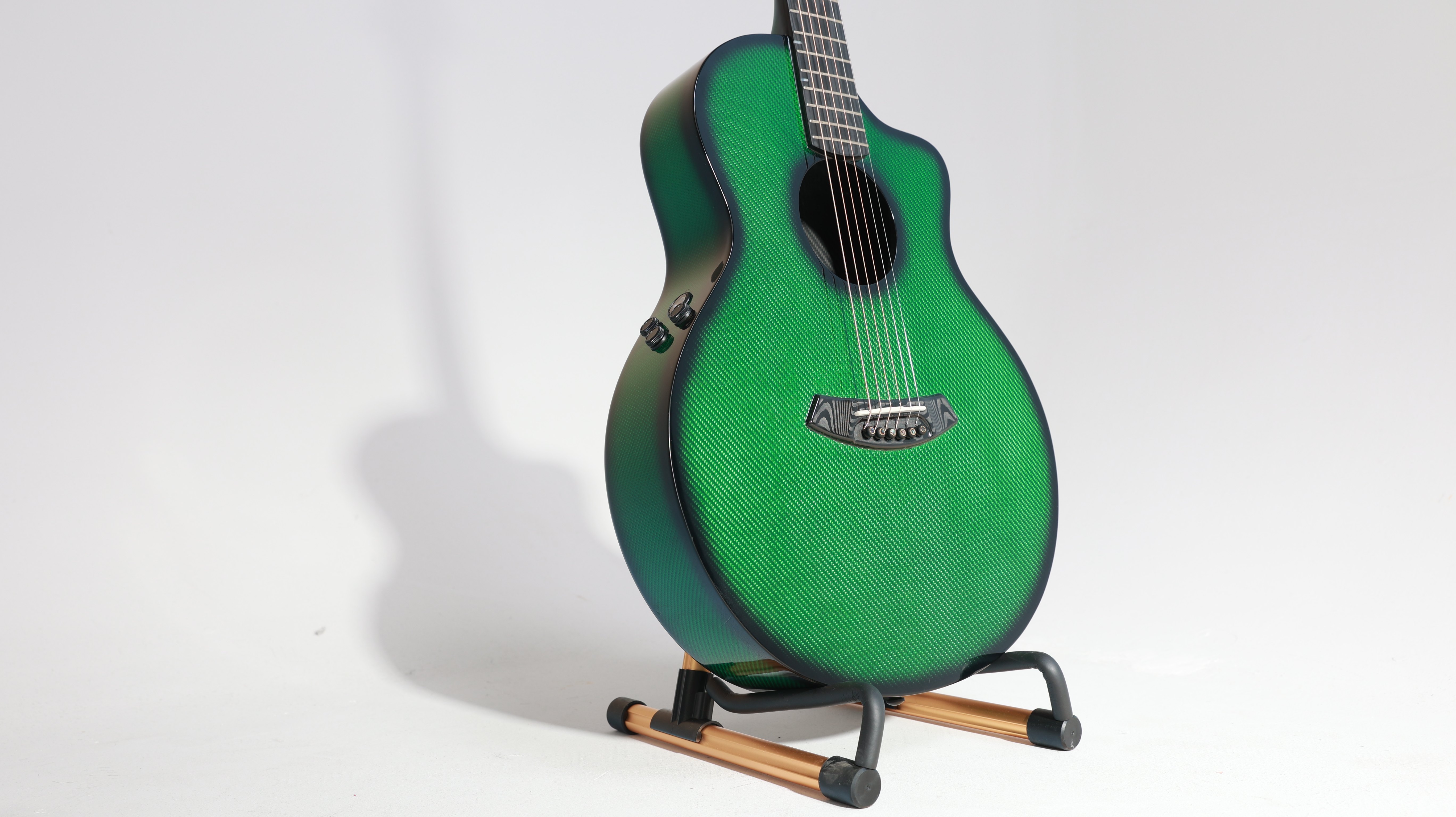 Real carbon fiber guitar 38/41    PLUS X1-GREEN