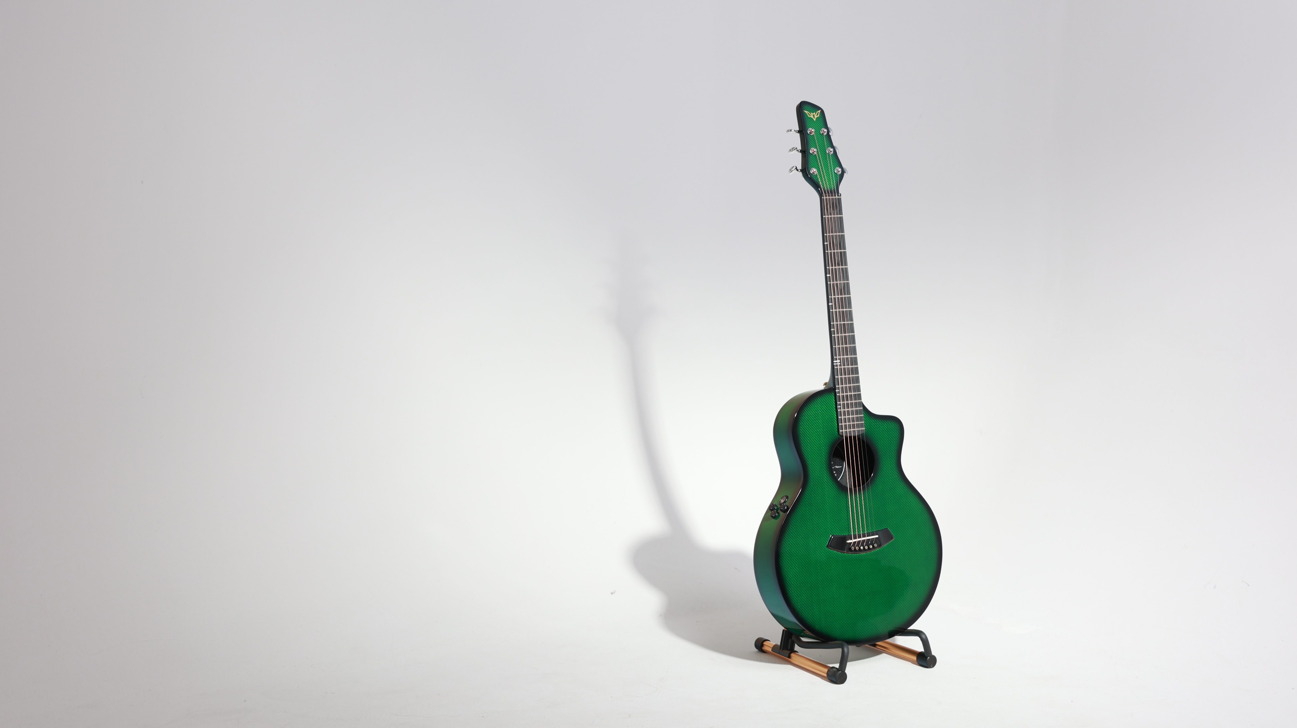 Real carbon fiber guitar 38/41    PLUS X1-GREEN