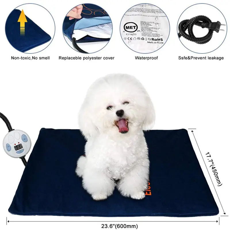 New Design Waterproof and Scratch-resistant Rechargeable Electric Heating Pad for Pets