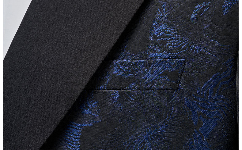 Classic Luxury Jacquard Men Suits For Wedding 3 Piece Jacket Vest Pant Groom Tuxedos Male Fashion Business Prom Social Dress Set