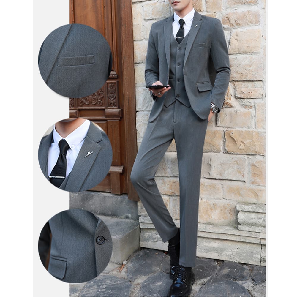 OEM shirt office men formal suit men's suit luxury office suit men's wedding formal wear
