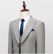 Party Wedding Party Vested Suit Men's Blazer 3 Piece Men's Business Suit Set For Men