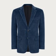 Classic men's casual suit with flat collar single breasted corduroy British style men's suits