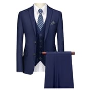 GRSZDHC New Design 2 Pieces Plus Size Men's Suits & Blazer Custom Daily Groom Wedding Suits for Men