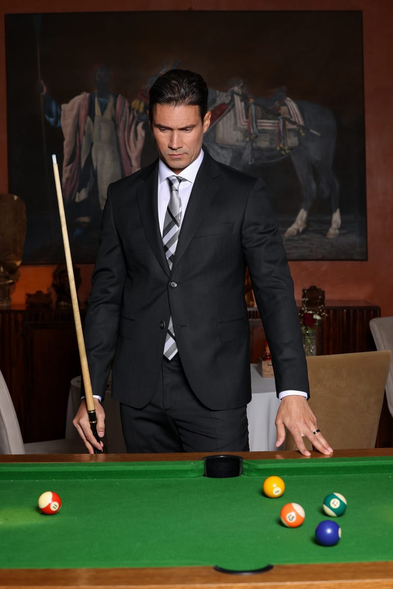 Business Black Notch Lapel Casual Office Boss Men Suits Wedding Single Breasted Tuxedos Prom Party Slim Fit Costume Homme Blazer