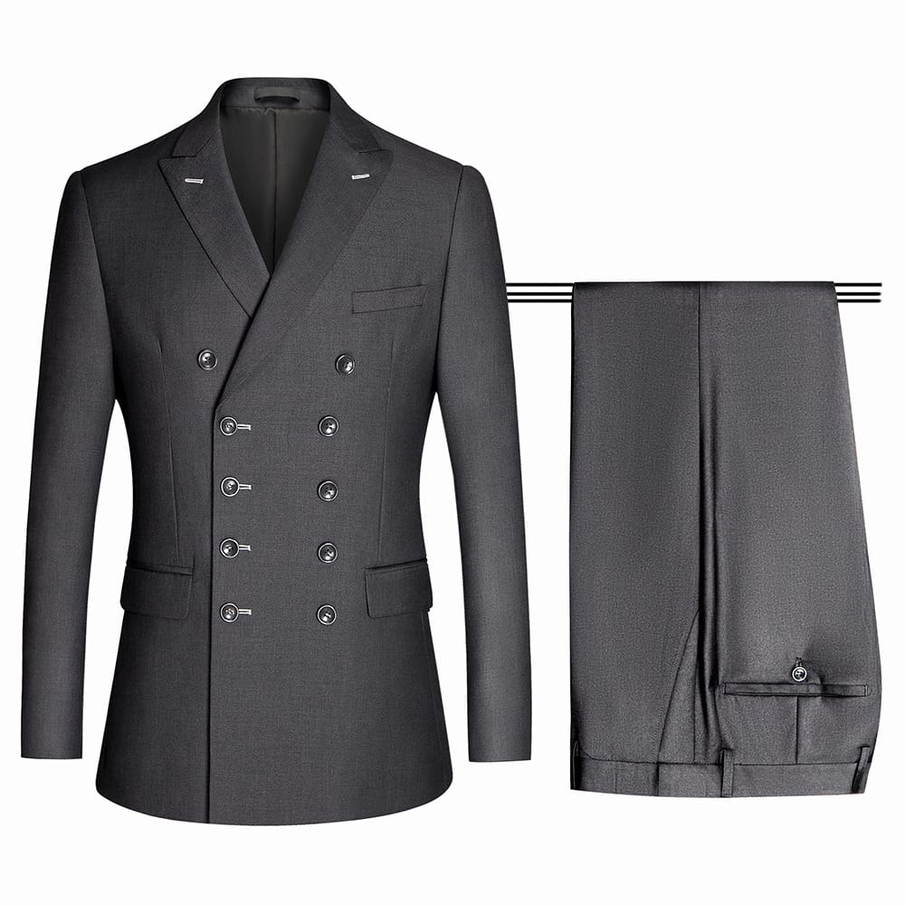 Hot Selling Professional Business Wedding Suit High Quality New Design Black Men's Suit Double Breasted Men Formal Suit For Men