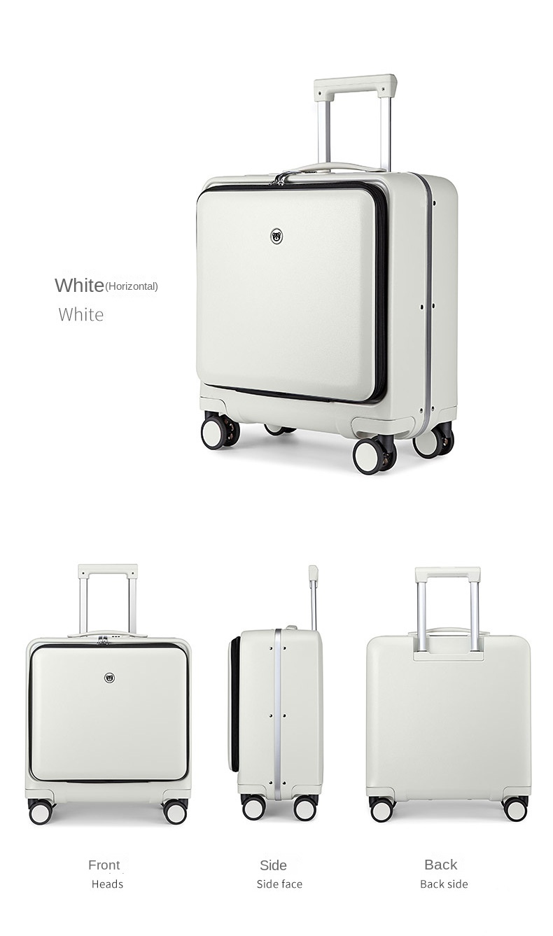 KANGSHILU Aluminum Frame 20 Inches Travel Suitcases Universal Wheel Trolley PC Box Trolley Luggage Bag Mens Business Carry Ons