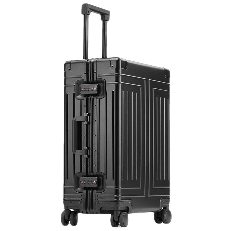 KANGSHILU 20 24 26 29 Inch Aluminum Suitcase Alloy Trolley Case Universal Luggage New Unisex Travel Offers with Wheels Boarding