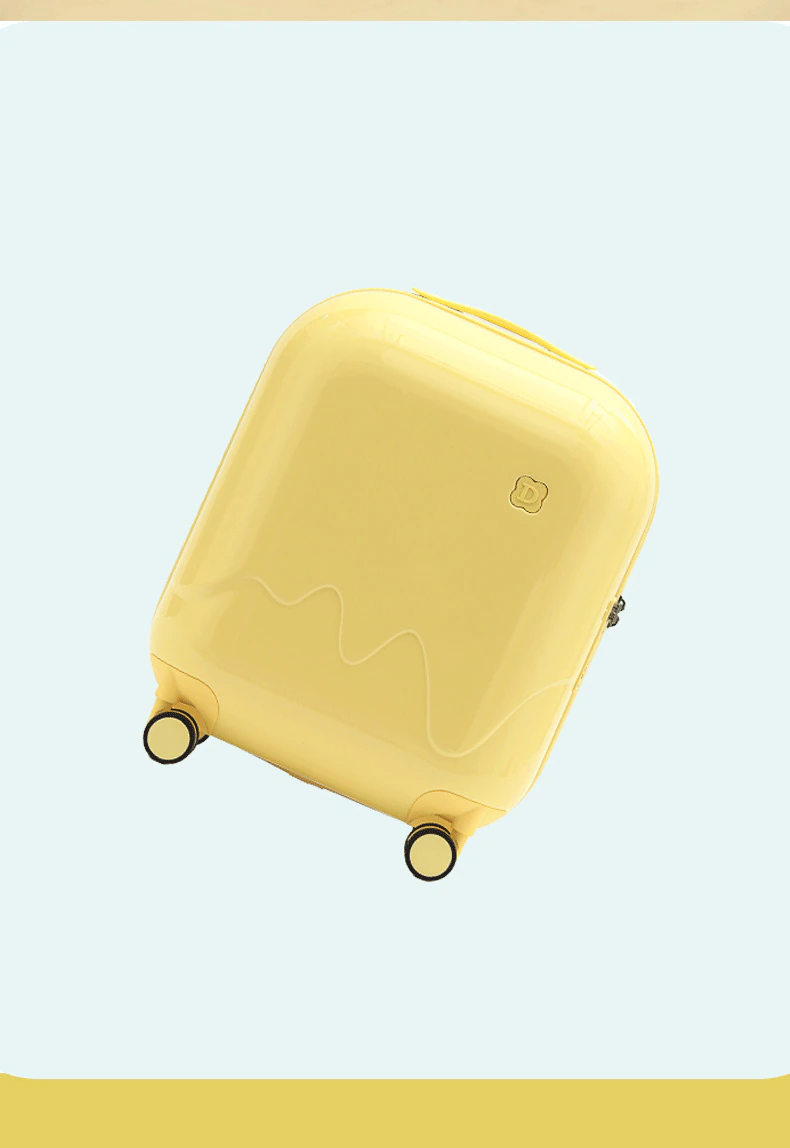 KANGSHILU 20-Inch Childrens Travel Suitcases Offers With Wheels Trolley School Girl Backpack Wheel Kids Luggage Carry On Box