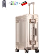 KANGSHILU 20 24 26 29 Inch Aluminum Suitcase Alloy Trolley Case Universal Luggage New Unisex Travel Offers with Wheels Boarding