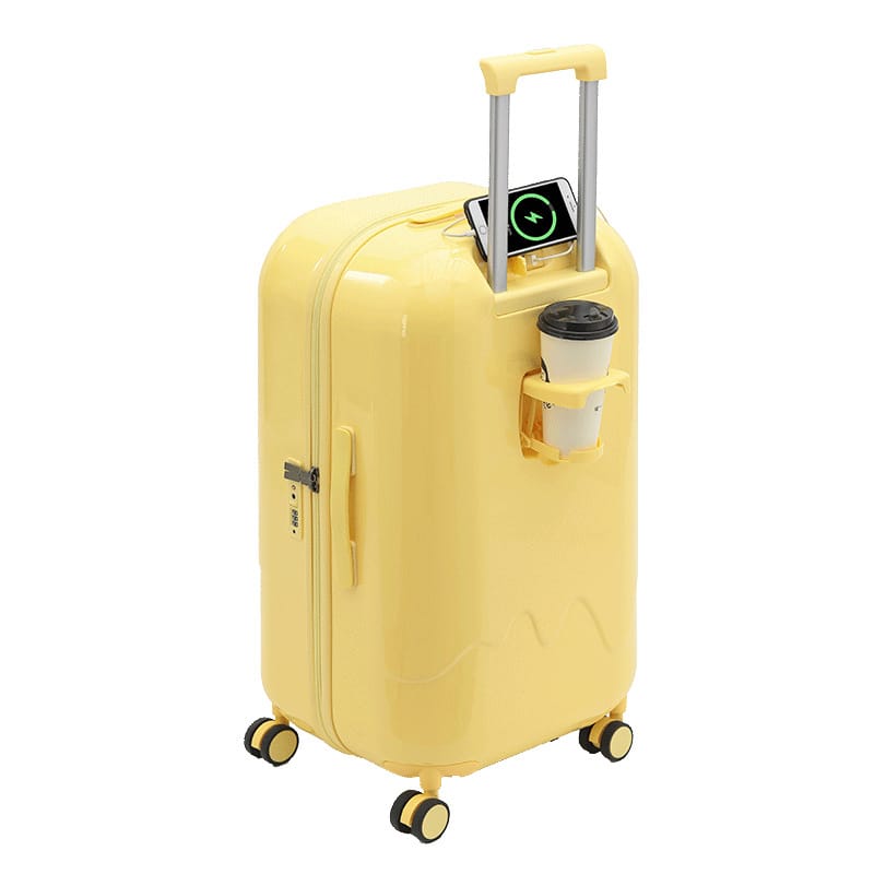 KANGSHILU 20-Inch Children's Travel Suitcases Offers With Wheels Trolley School Girl Backpack Wheel Kids Luggage Carry On Box