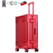 KANGSHILU 20 24 26 29 Inch Aluminum Suitcase Alloy Trolley Case Universal Luggage New Unisex Travel Offers with Wheels Boarding