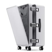 KANGSHILU 100%Aluminum Frame 20 Inches Travel Suitcases Universal Wheel Trolley Box Trolley Luggage Bag Men's Business Carry Ons