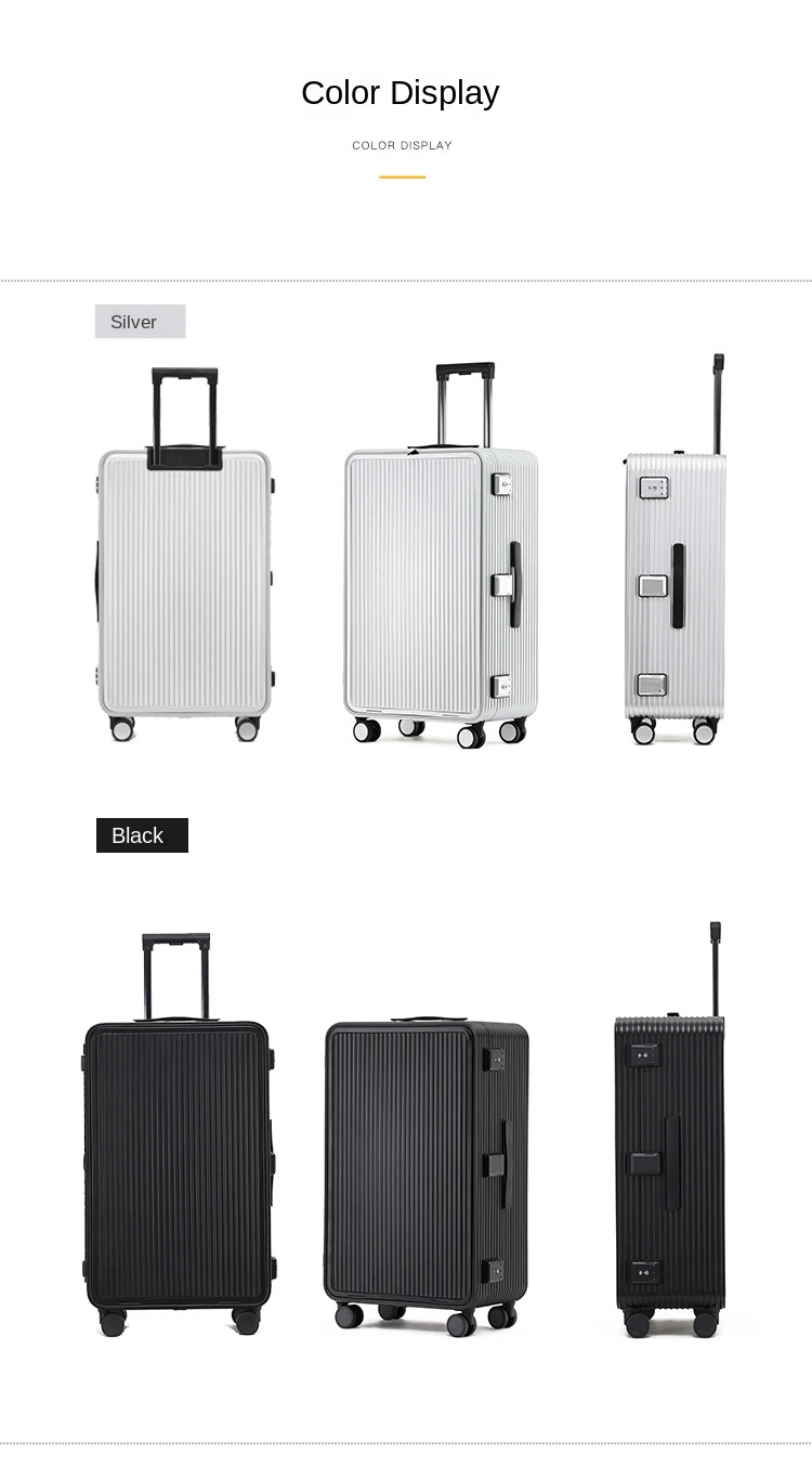 KANGSHILU 100%Aluminum Frame 20 Inches Travel Suitcases Universal Wheel Trolley Box Trolley Luggage Bag Mens Business Carry Ons