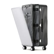 KANGSHILU 100%Aluminum Frame 20 Inches Travel Suitcases Universal Wheel Trolley Box Trolley Luggage Bag Men's Business Carry Ons