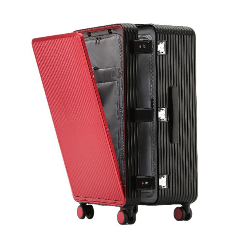 KANGSHILU 100%Aluminum Frame 20 Inches Travel Suitcases Universal Wheel Trolley Box Trolley Luggage Bag Men's Business Carry Ons