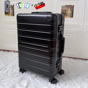 All-Metal Aluminum Magnesium Luggage Password Suitcase Student 20-InchUniversal Wheel Women's Fashion Trolley Case 24-Inch