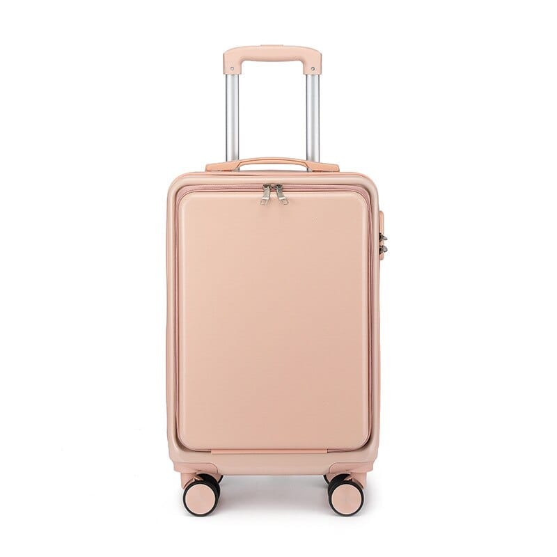 2023 New Arrival Front Open Luggage Case Women 24 Inch Boarding Package Password Trolley Bag Men Suitcase Large Trunk Wholesale