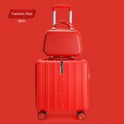 New Small Rolling Luggage 18/20 Inch Lightweight Mini Boarding Trolley Universal Wheel Silent Suitcase Set Women Travel Bag