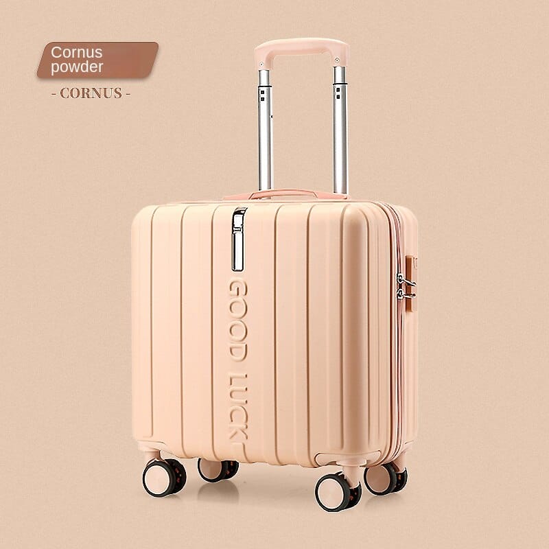 New Small Rolling Luggage 18/20 Inch Lightweight Mini Boarding Trolley Universal Wheel Silent Suitcase Set Women Travel Bag