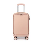 2023 New Arrival Front Open Luggage Case Women 24 Inch Boarding Package Password Trolley Bag Men Suitcase Large Trunk Wholesale
