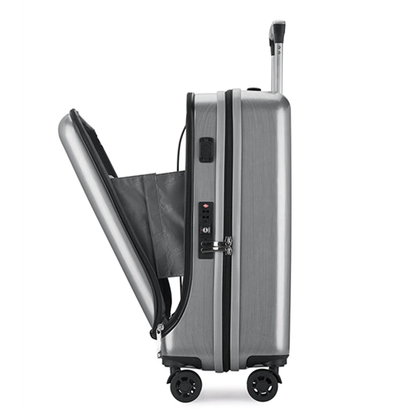 Travel Suitcase Cabin Rolling Luggage with Laptop bag Women Trolley suitcase with Charging USB Men Upscale Business box