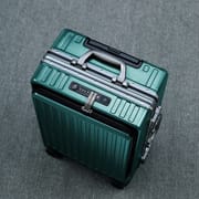 High-End Business All-Aluminum Magnesium Alloy Draw-Bar Luggage Best Metal Suitcase Male Mute Universal Wheel Boarding Bag
