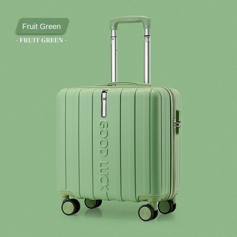 New Small Rolling Luggage 18/20 Inch Lightweight Mini Boarding Trolley Universal Wheel Silent Suitcase Set Women Travel Bag
