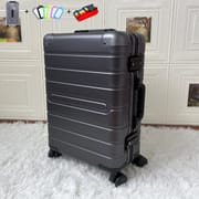 All-Metal Aluminum Magnesium Luggage Password Suitcase Student 20-InchUniversal Wheel Women's Fashion Trolley Case 24-Inch
