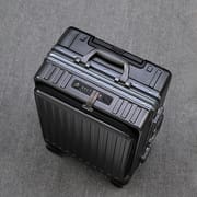 High-End Business All-Aluminum Magnesium Alloy Draw-Bar Luggage Best Metal Suitcase Male Mute Universal Wheel Boarding Bag